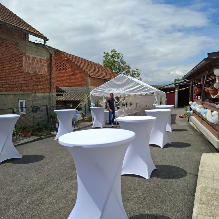 Barski stolovi i domjenci — Gama Events 10